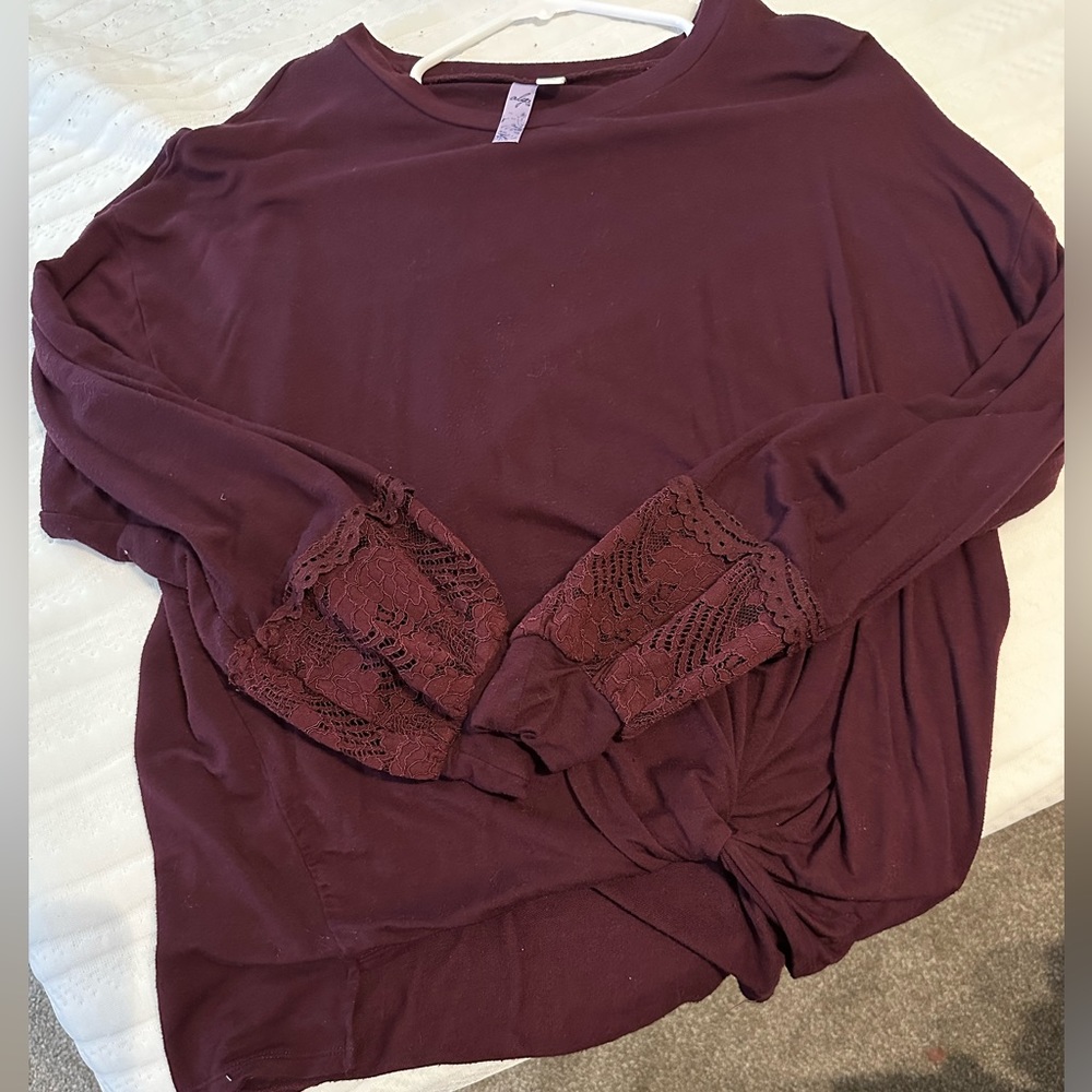 Maroon Blouse